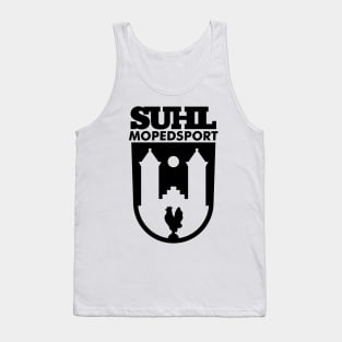 Suhl Mopedsport Hahn Logo (black) Tank Top